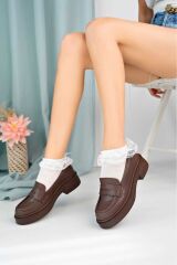 ACI KAHVE MOKASEN LOAFER AYAKKABI