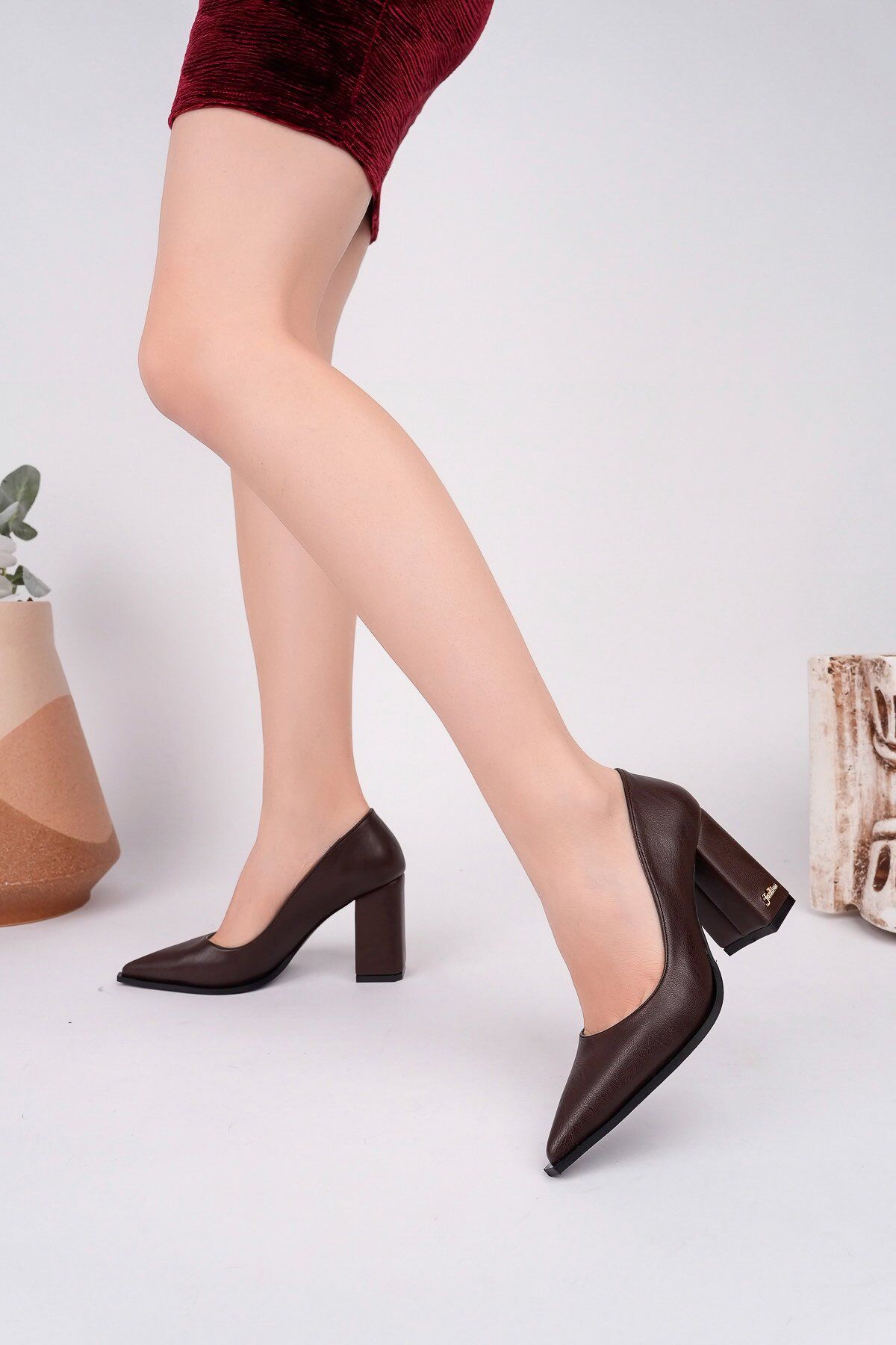 Kadın Kalın Topuklu Ayakkabı