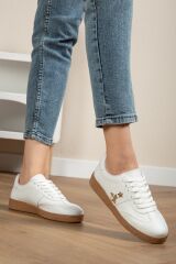 Kadın Kelebek Yıldız Tokalı Günlük Sneaker